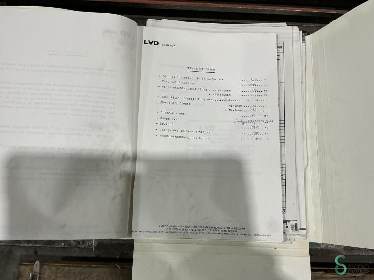 Sheet shears LVD HSL 3100x6 1988