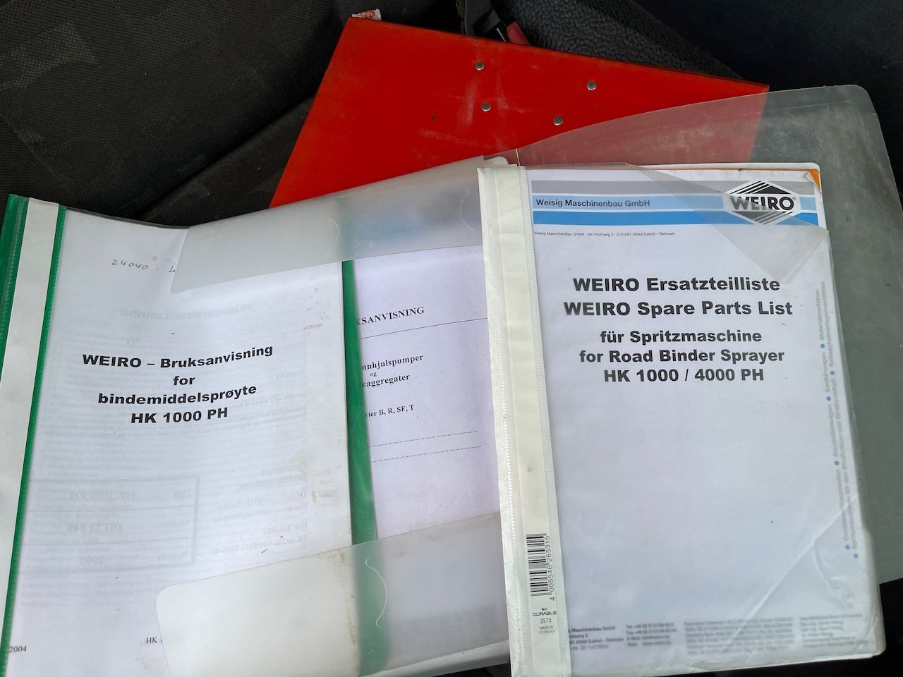 Mercedes Atego 1624 Weiro Bitumen spuitwagen