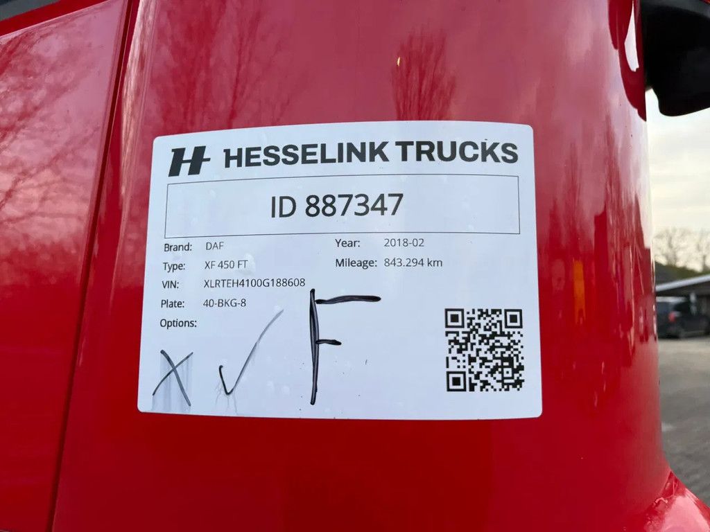 DAF XF 450 4X2 Space Cab Standairco Smarttacho 2 NL Truck