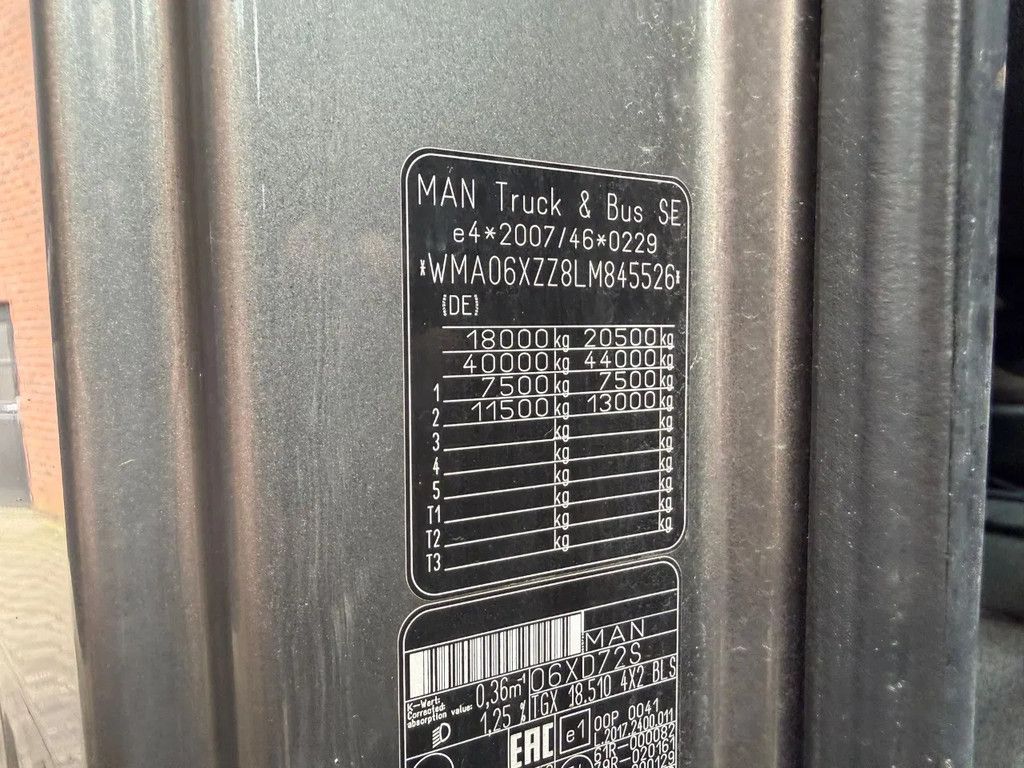 MAN TGX 18.510 4X2 XXL Retarder 494.520KM