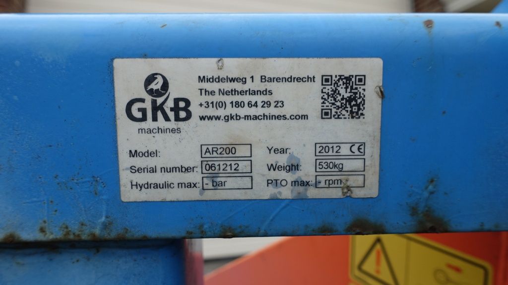 GKB Aerator AR200 met gewichten