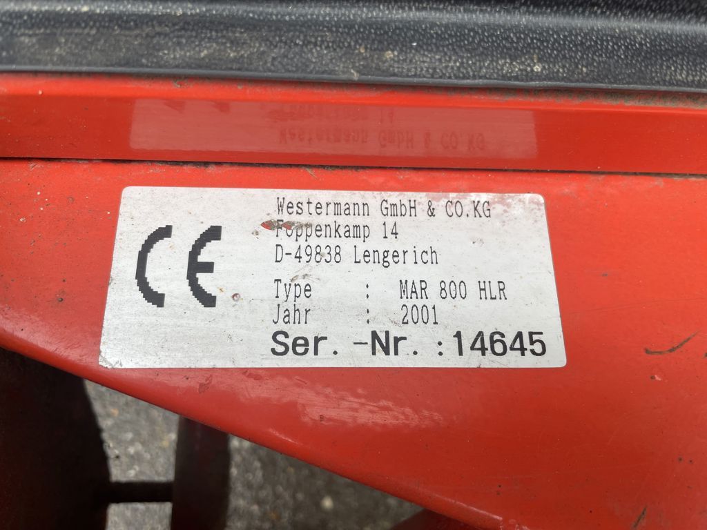 Westermann Westermann Radialbesen MAR 800 HLR