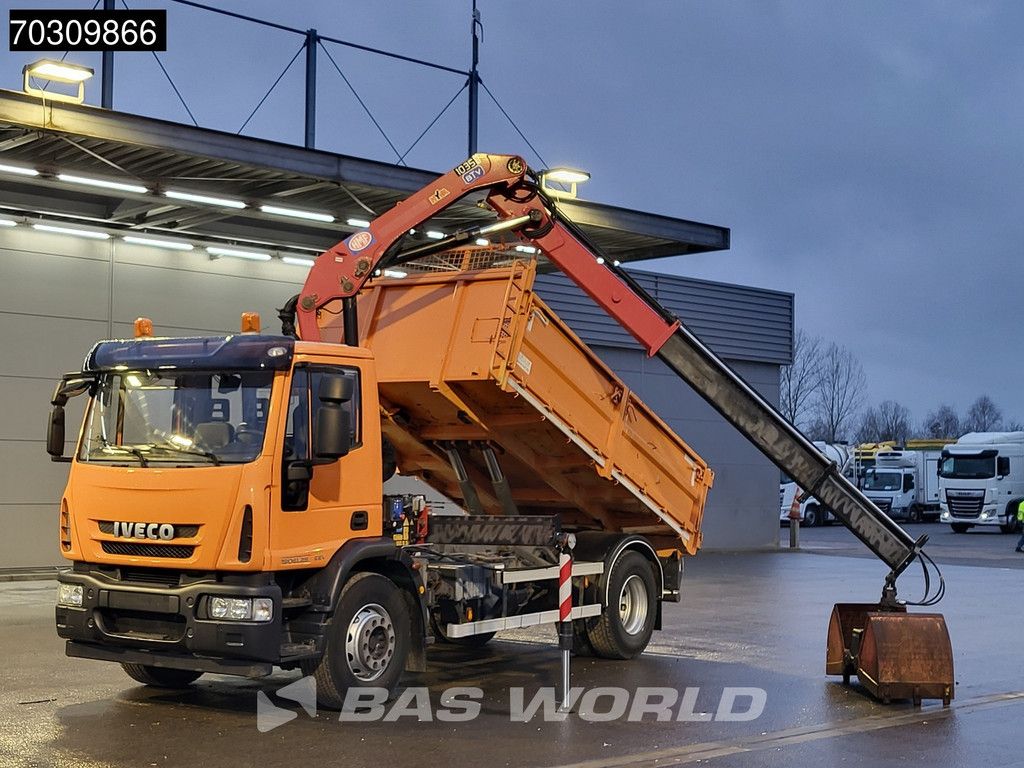 Iveco Eurocargo Eurocargo 190EL25 4X2 LOW Mileage! HMF 1035-K2 Crane 7m3 Tipper Manual Euro 5