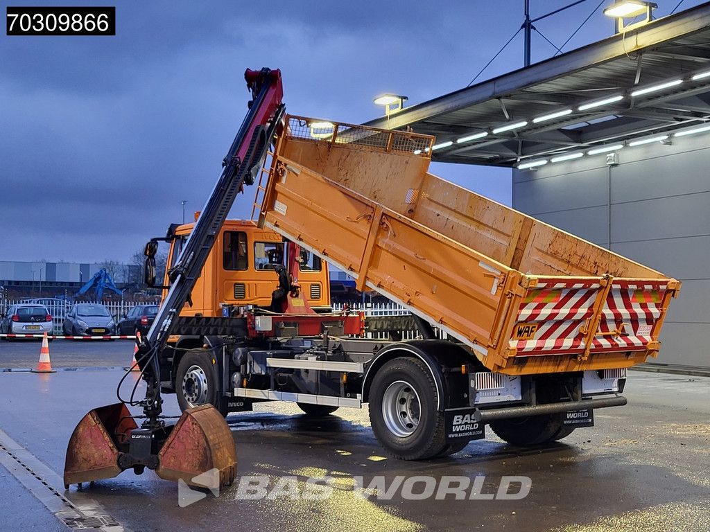 Iveco Eurocargo Eurocargo 190EL25 4X2 LOW Mileage! HMF 1035-K2 Crane 7m3 Tipper Manual Euro 5