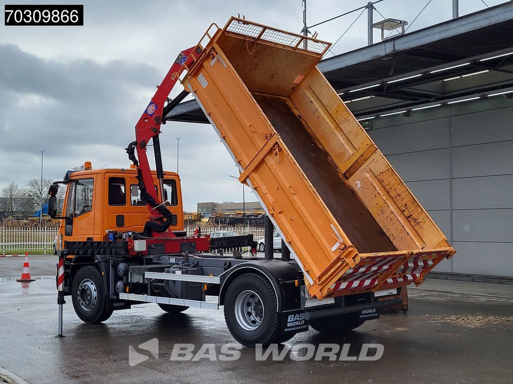 Iveco Eurocargo Eurocargo 190EL25 4X2 LOW Mileage! HMF 1035-K2 Crane 7m3 Tipper Manual Euro 5