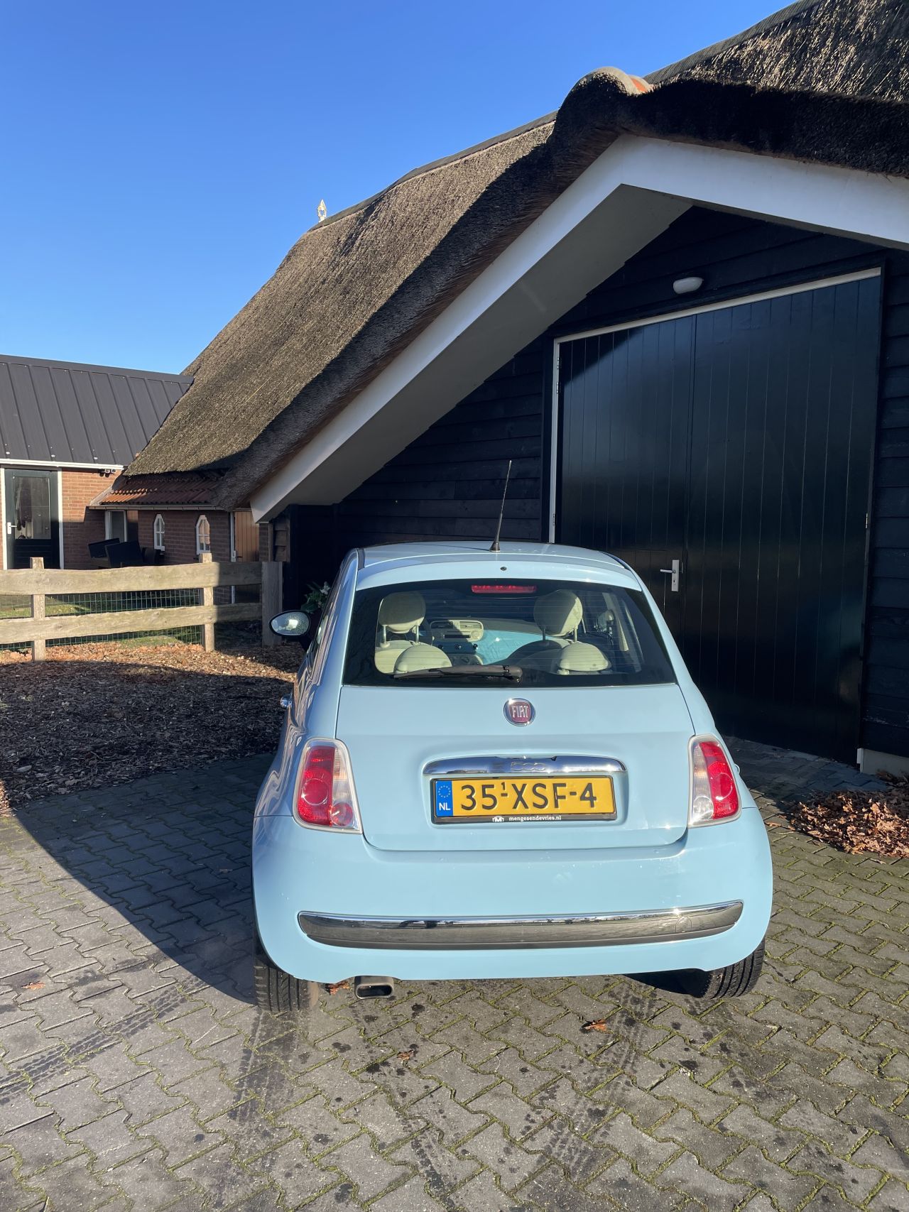 Te koop: Fiat 500 blauw 0.9 en 1x Fiat 500 Cabriolet 1.2