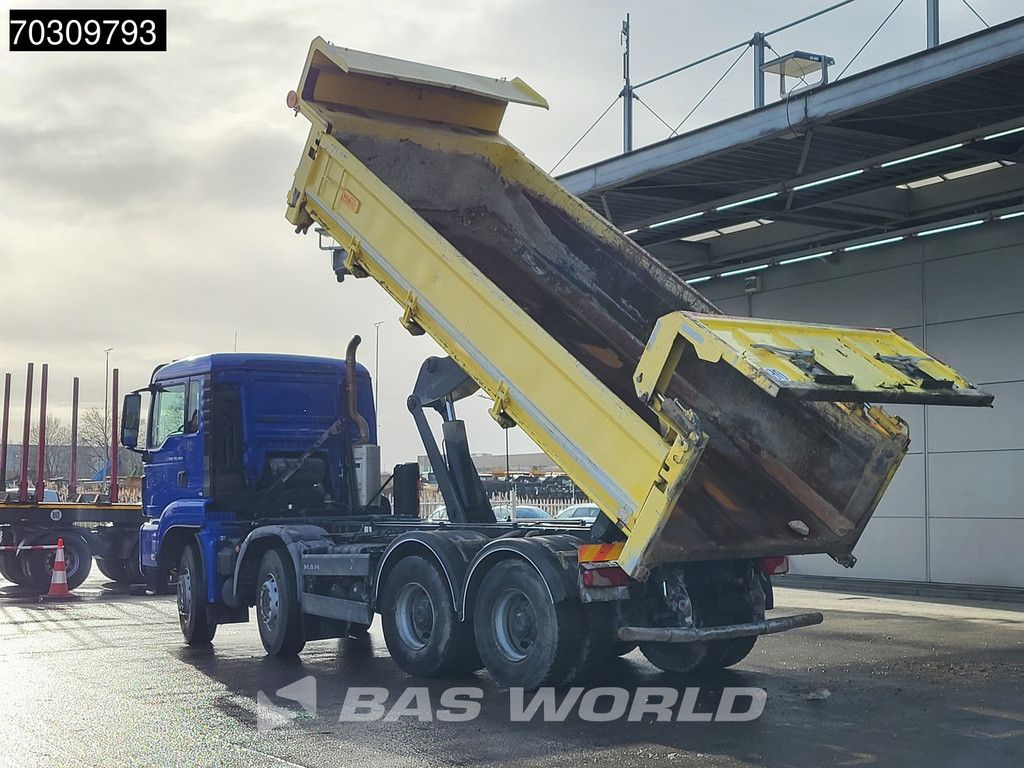 MAN TGS 35.460 8X4 12m3 2-way tipper Steelsuspension Big-Axle Automatic Euro 6