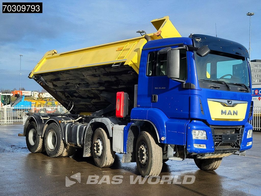 MAN TGS 35.460 8X4 12m3 2-way tipper Steelsuspension Big-Axle Automatic Euro 6