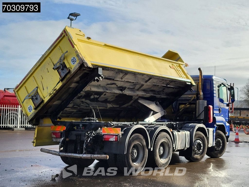 MAN TGS 35.460 8X4 12m3 2-way tipper Steelsuspension Big-Axle Automatic Euro 6