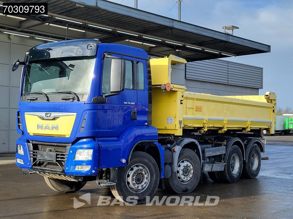 MAN TGS 35.460 8X4 12m3 2-way tipper Steelsuspension Big-Axle Automatic Euro 6