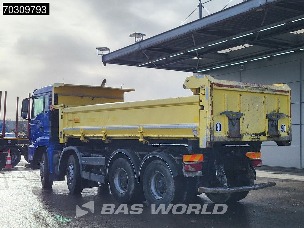 MAN TGS 35.460 8X4 12m3 2-way tipper Steelsuspension Big-Axle Automatic Euro 6