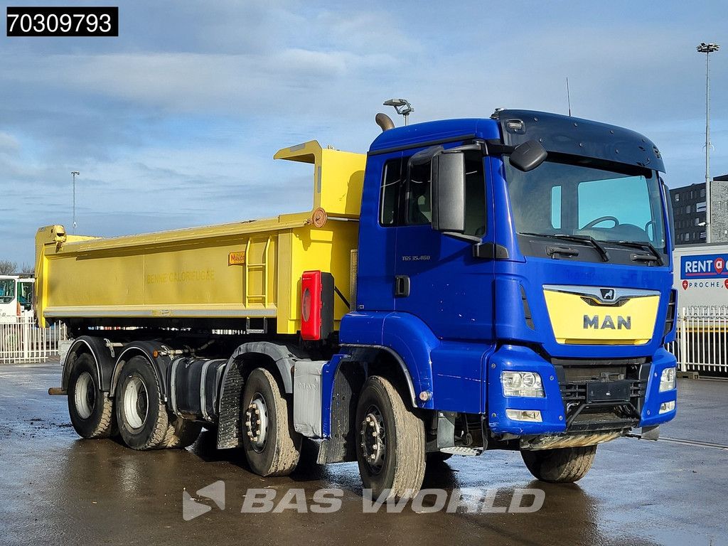 MAN TGS 35.460 8X4 12m3 2-way tipper Steelsuspension Big-Axle Automatic Euro 6