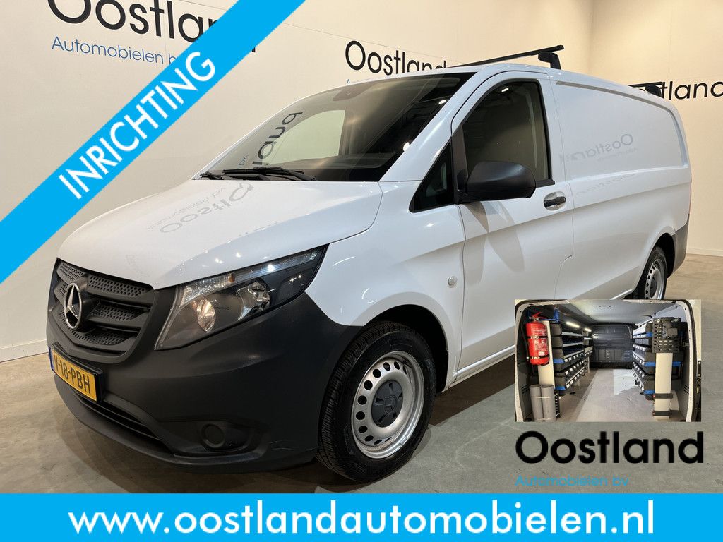 Mercedes-Benz Vito 114 CDI Lang Servicebus / Sortimo Inrichting / Euro 6 / Airco / Cruise Control / PDC / Trekhaak / Klep / 3-Zits