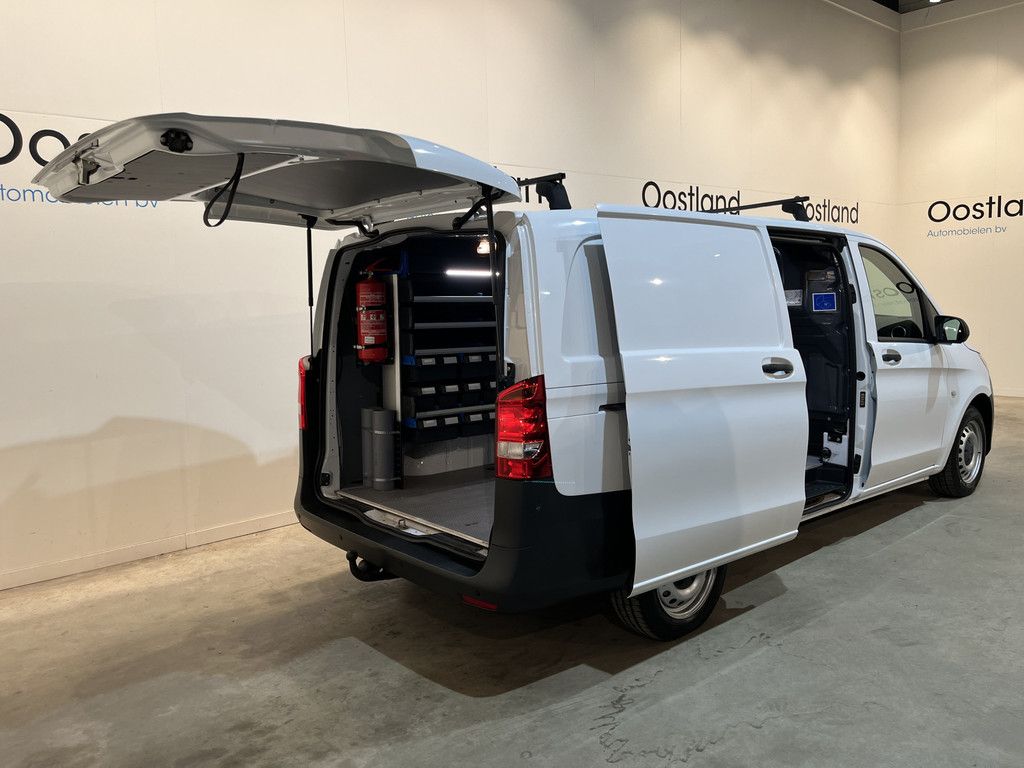 Mercedes-Benz Vito 114 CDI Lang Servicebus / Sortimo Inrichting / Euro 6 / Airco / Cruise Control / PDC / Trekhaak / Klep / 3-Zits