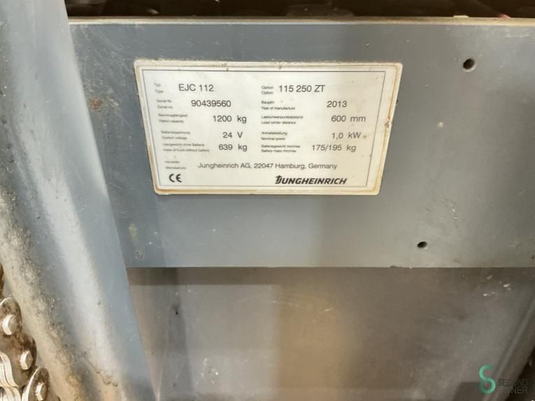 Stackers Electric Jungheinrich EJC 112 2013