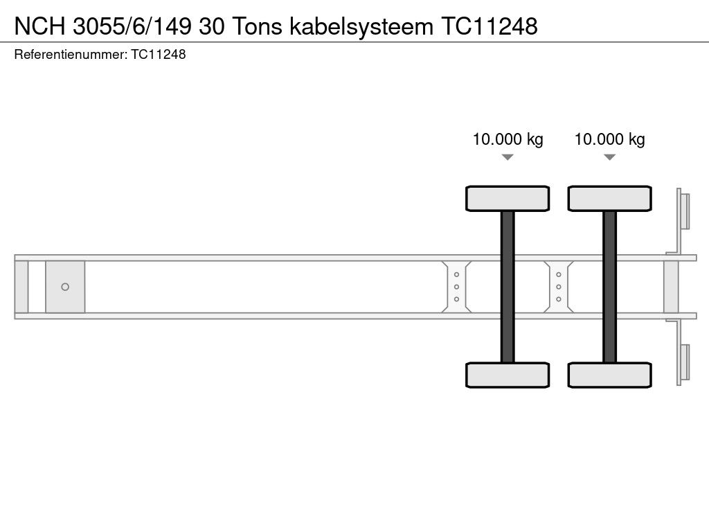 NCH 3055/6/149 30 Ton cable system TC11248