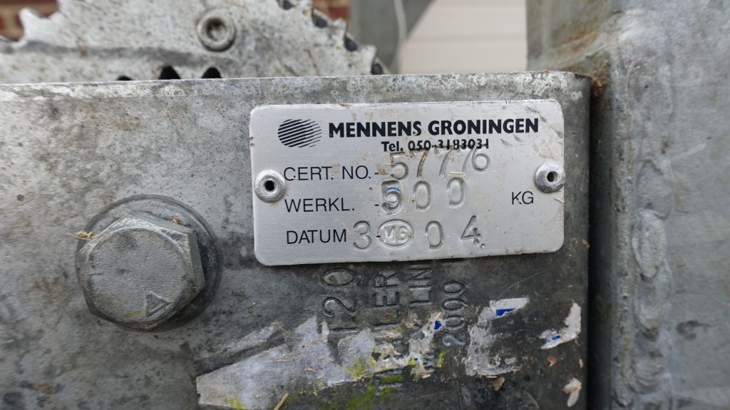 Mennens Kraanbok 500 Kg