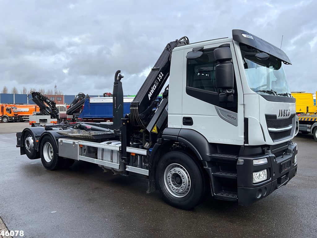 Iveco Stralis AD260SY Euro 6 MKG 15 Tonmeter laadkraan Just 72.311 km!