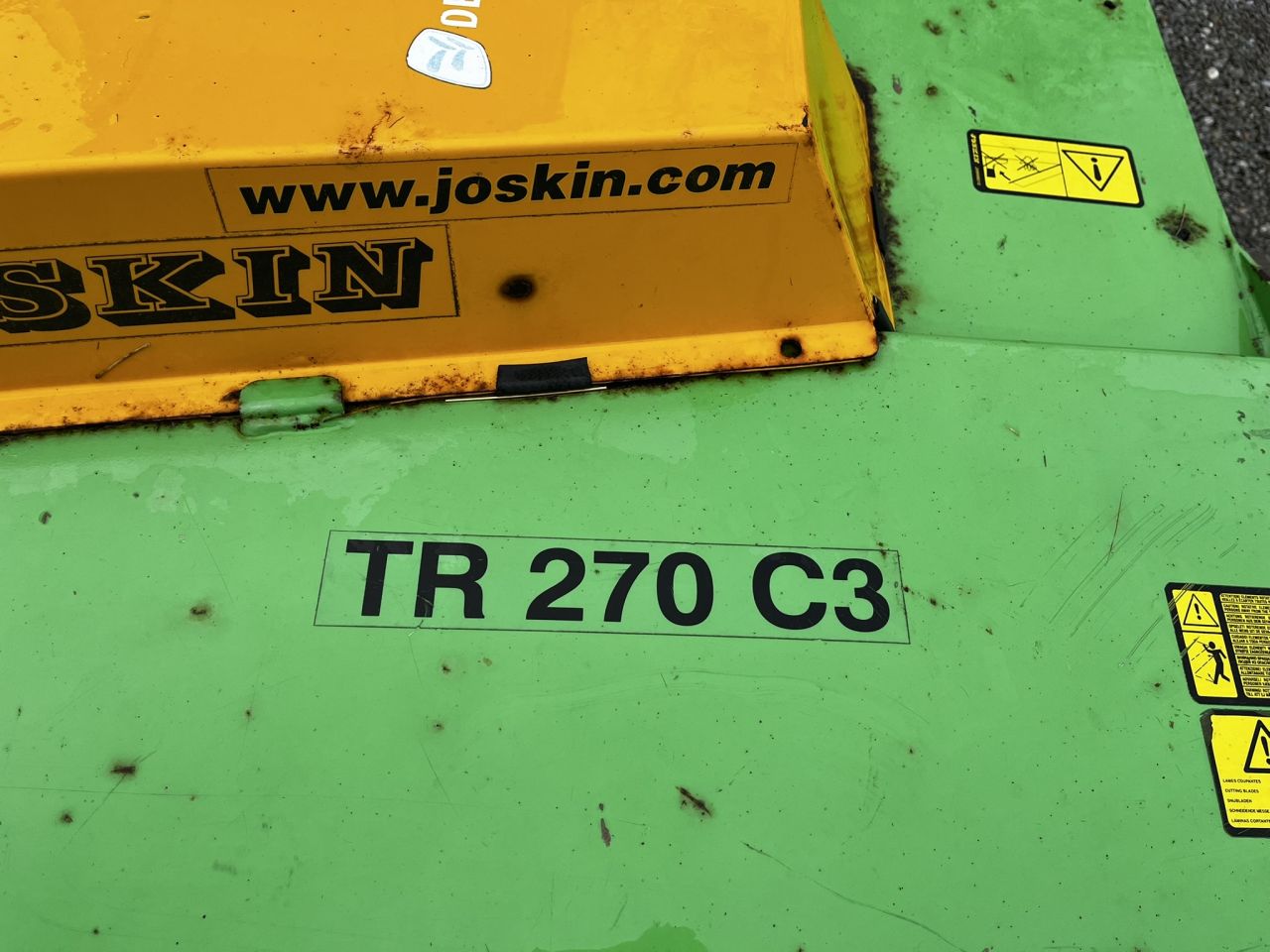 Joskin Weidebloter 270 cm marge