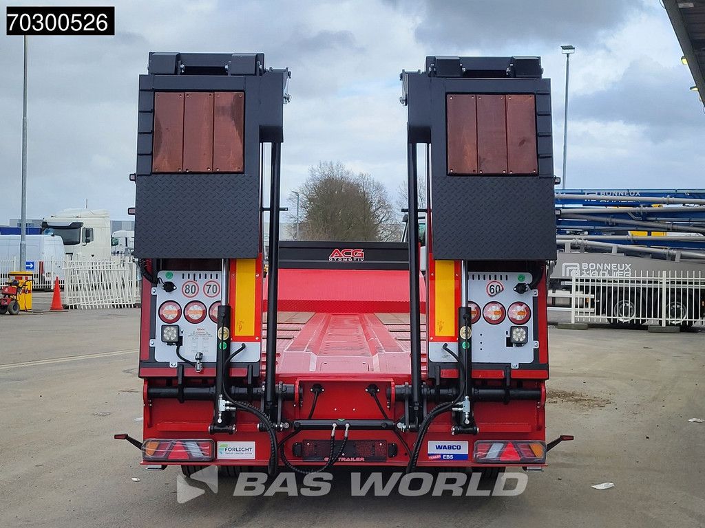 GVN Lowbed 3 Achsen NEW! Lift + Steering Axle Hydraulic Foldable Ramps