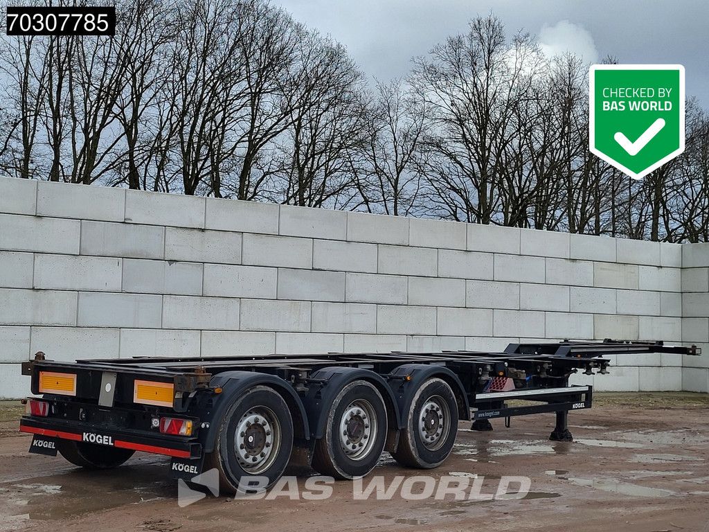 Kögel S24-2 3 axles TUV 09/26 Multi'45ft Lifting Axle