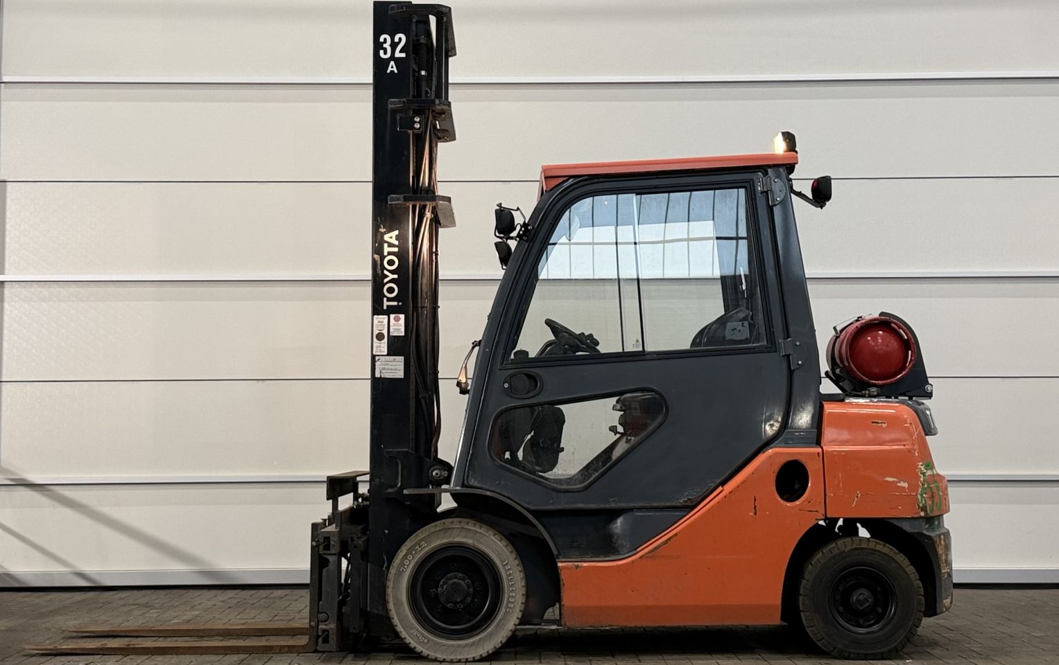 LPG heftruck Toyota 02-8FGF25, Vorkversteller - Sideshift