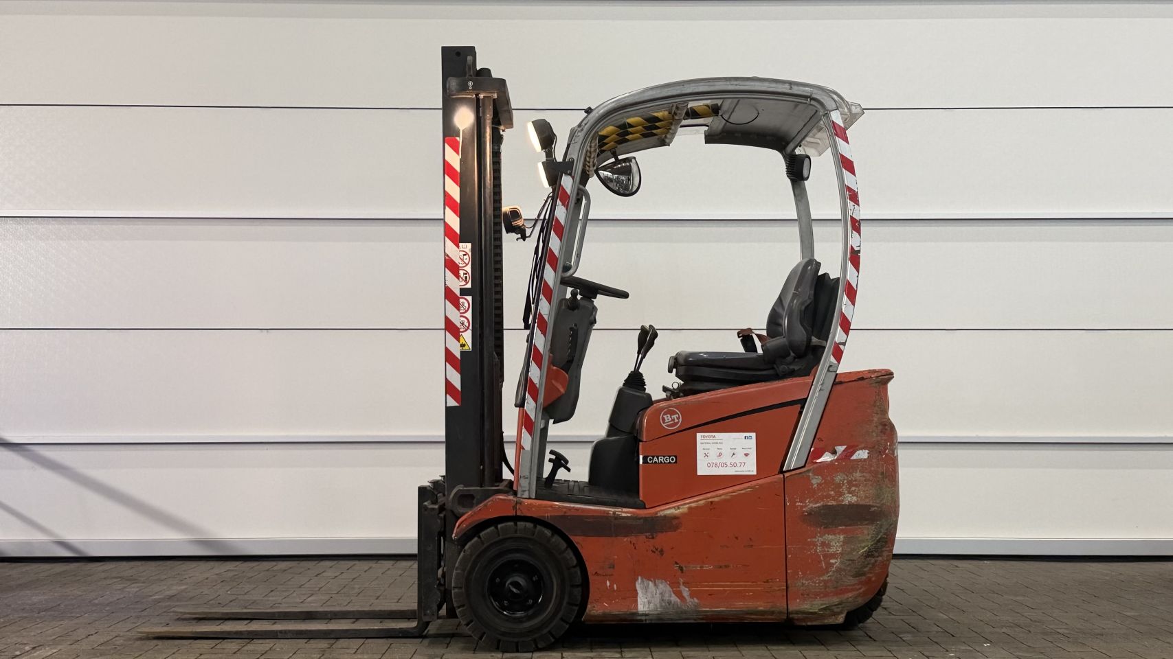 Elektrische heftruck BT/ Toyota C3E130R, Batterij 2019, Freelift