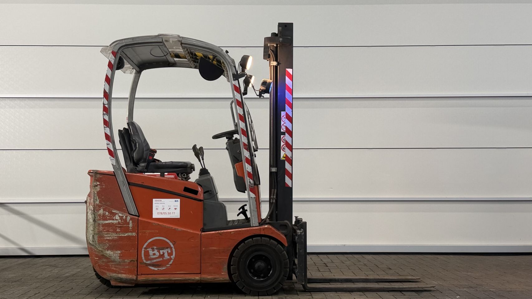 Elektrische heftruck BT/ Toyota C3E130R, Batterij 2019, Freelift