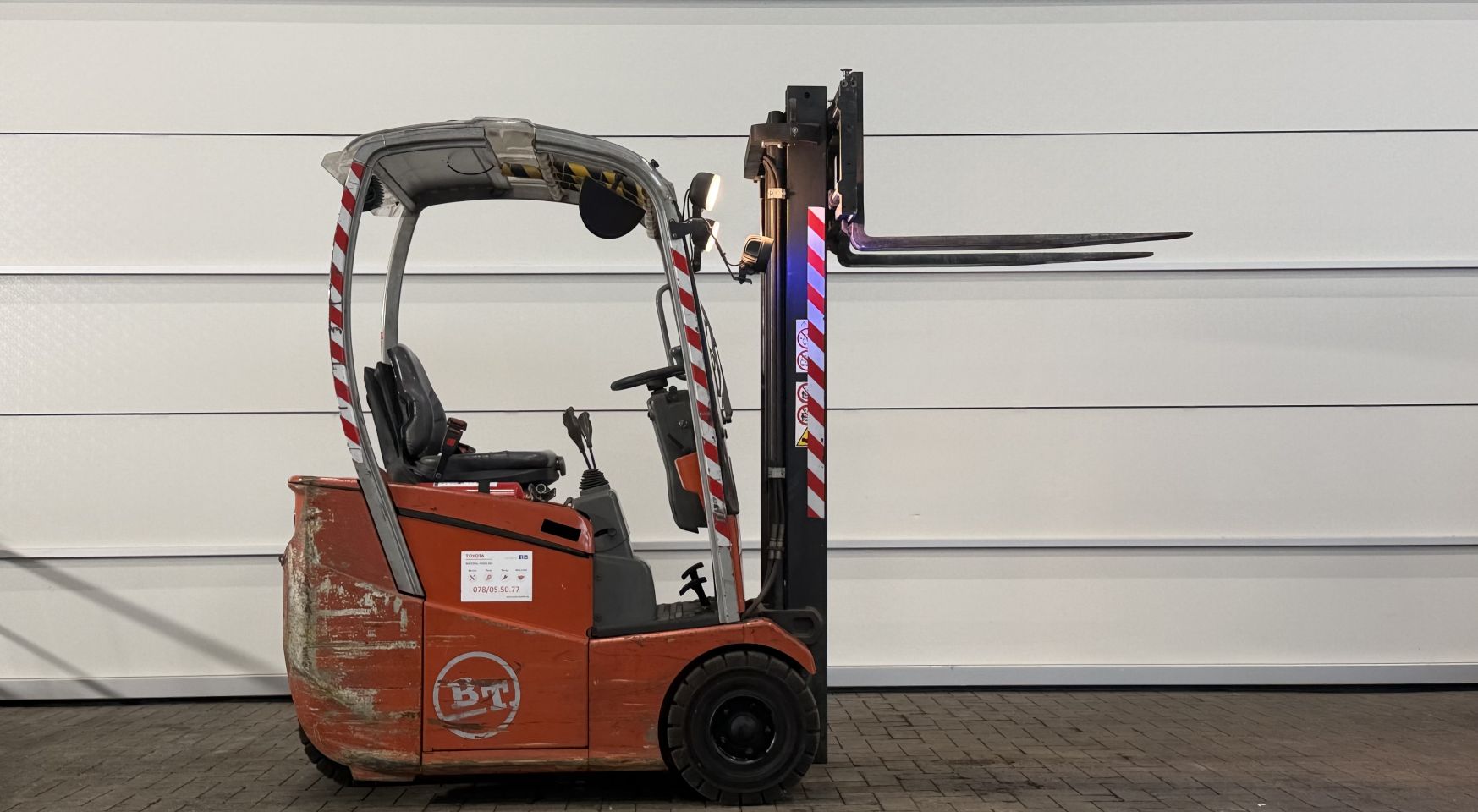 Elektrische heftruck BT/ Toyota C3E130R, Batterij 2019, Freelift