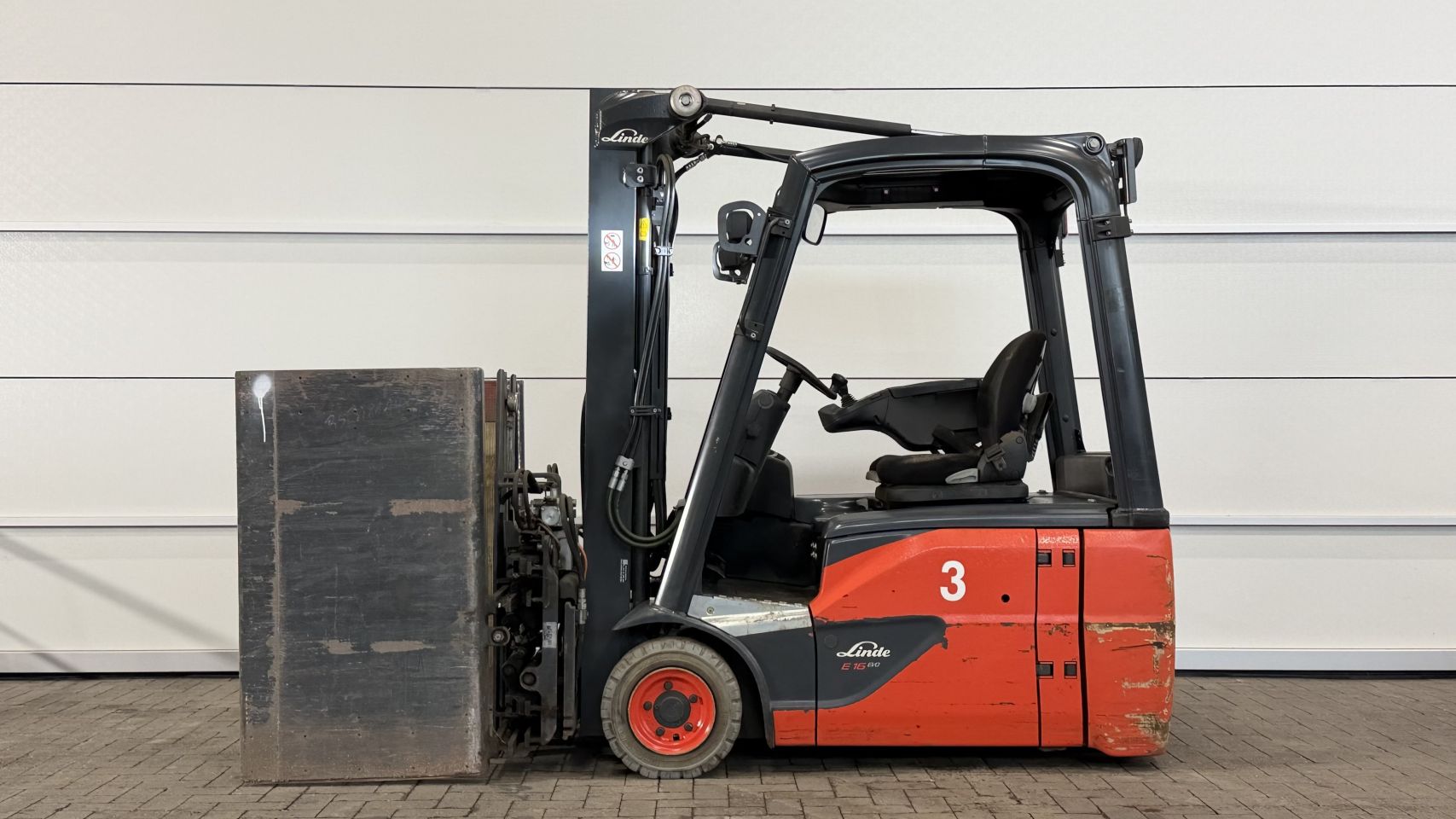 Elektrische heftruck Linde E16-02, Zeer netjes! Freelift