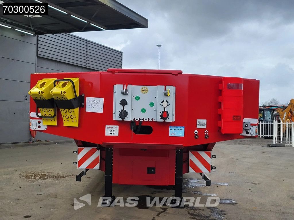 GVN Lowbed 3 axles NEW! Lift + Steering Axle Hydraulic Foldable Ramps