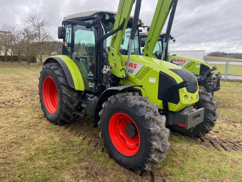 Claas Axos 340CX mit Frontlader FL80c, Druckluft, Klima