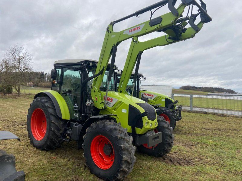 Claas Axos 340CX mit Frontlader FL80c, Druckluft, Klima