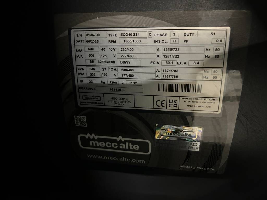 Scania DC16 - 550 kVA Stage V Genset - DPX-19929