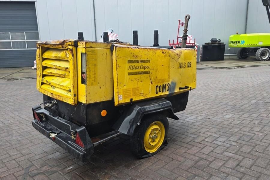 Atlas Copco XAS66 As-Is, Diesel, Volume flow: &plusmn; 3,4 – 3,7 m³/m