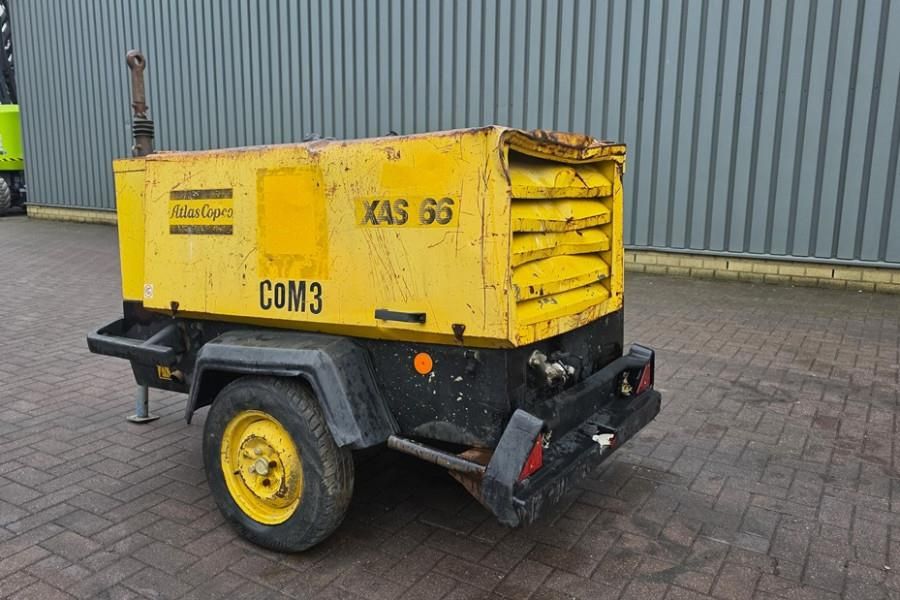 Atlas Copco XAS66 As-Is, Diesel, Volume flow: &plusmn; 3,4 – 3,7 m³/m