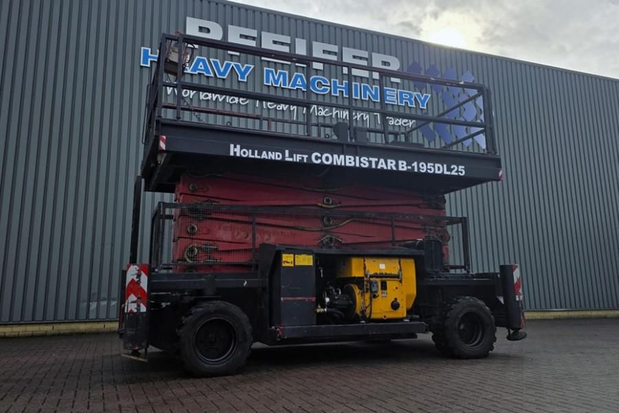 Holland Lift Combistar B-195DL25-4WD/P/N Diesel, 4x4 Drive, 21.