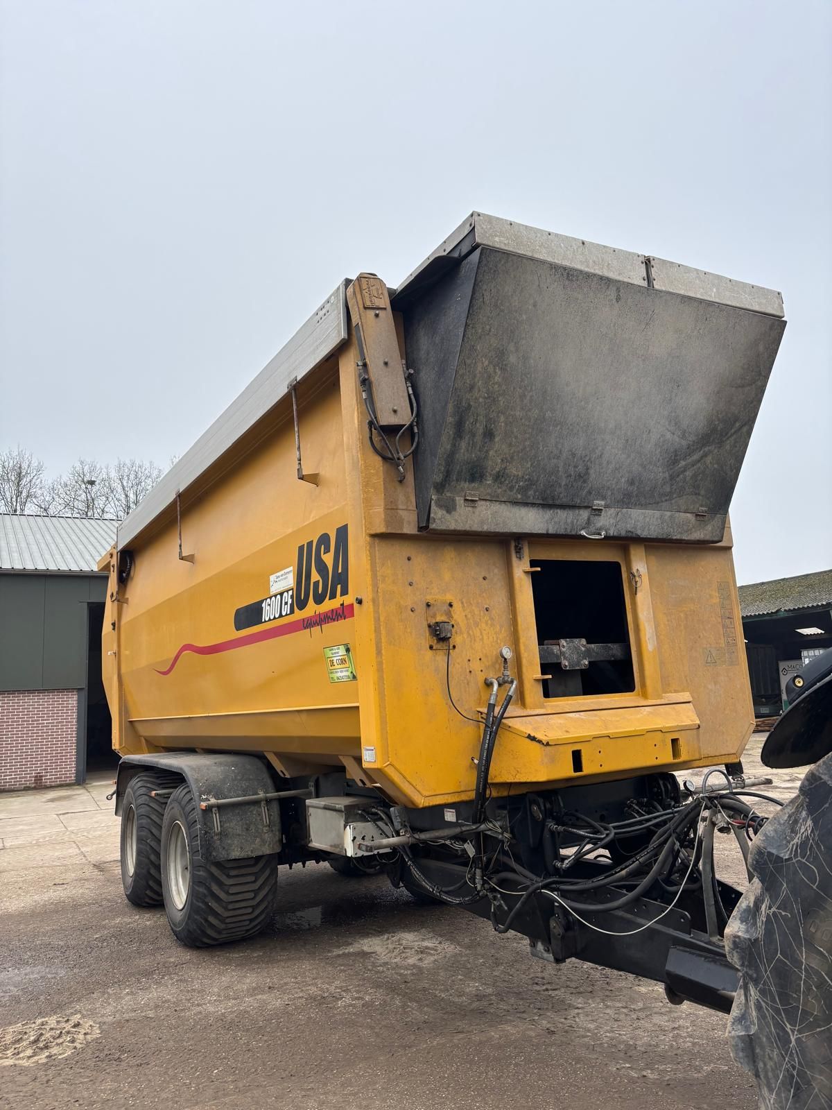 Schuifwagen/ silage wagen
