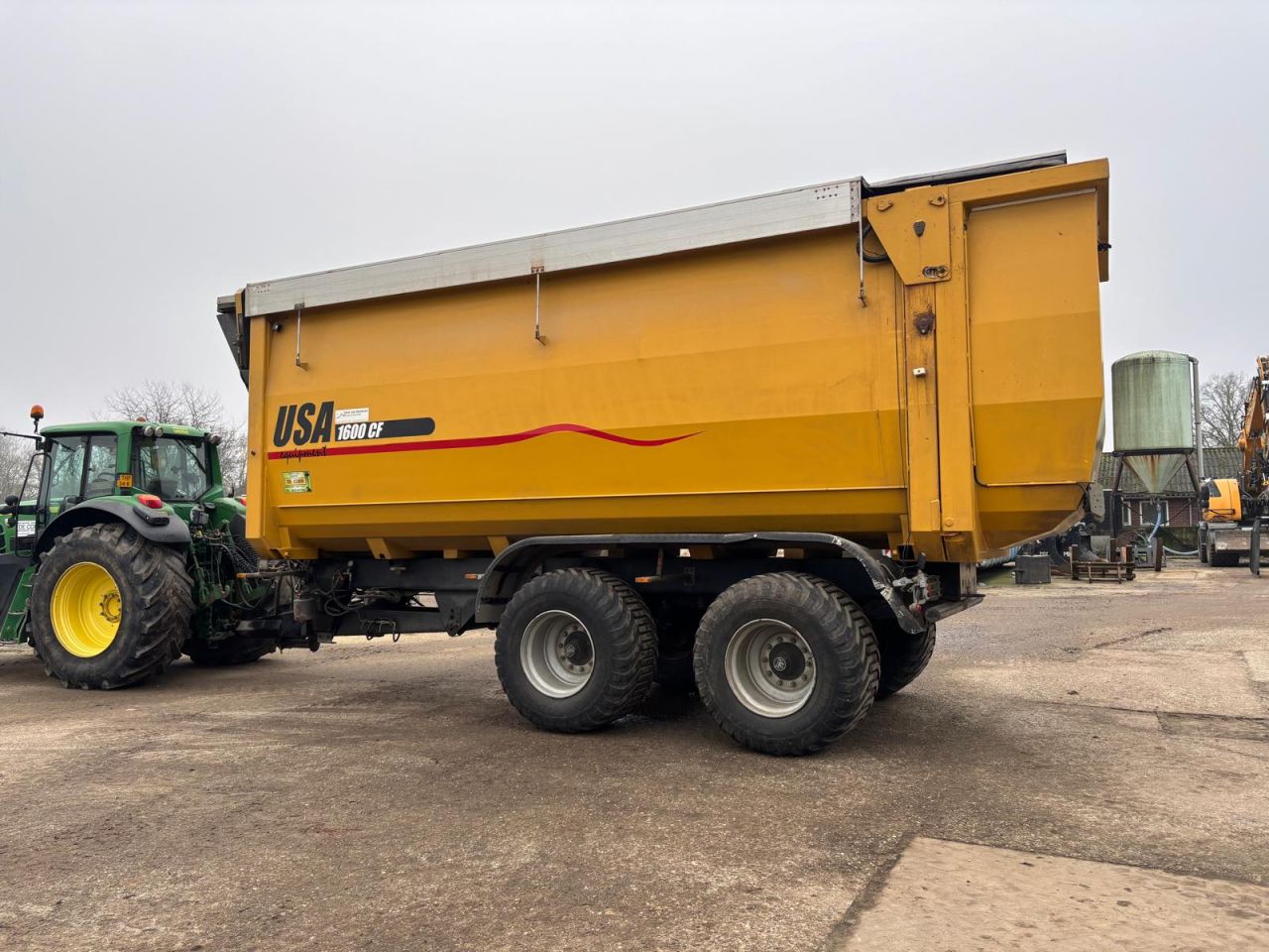 Schuifwagen/ silage wagen
