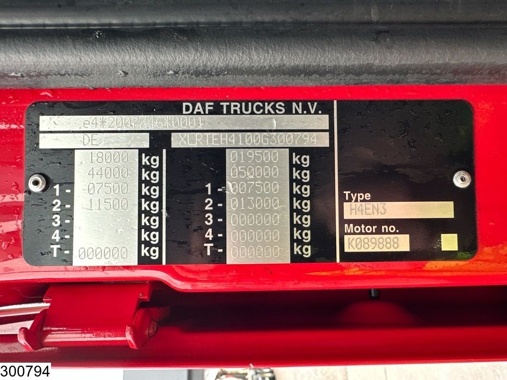 DAF XF 450 EURO 6, PTO, Retarder, Hydraulics