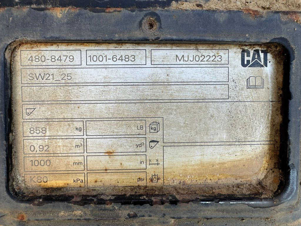 Caterpillar hh4-900 Lehnhoff MS25 1000mm bucket 480-8479