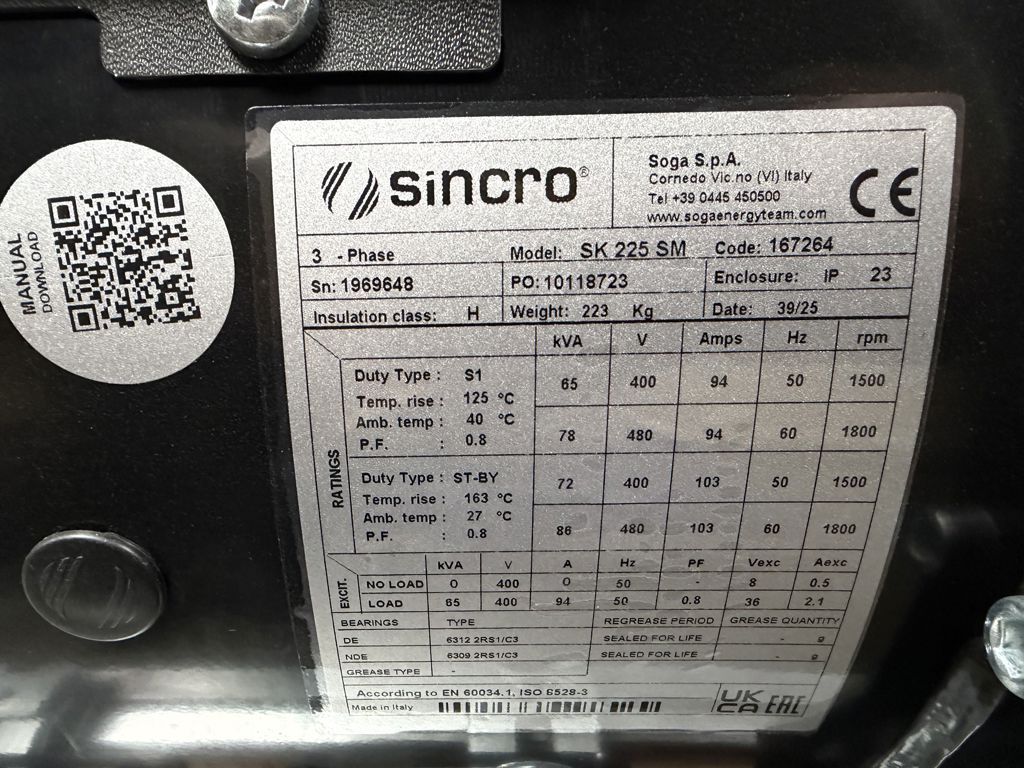 Linz electric Aftakgeb. 65KVA-230/400-50HZ