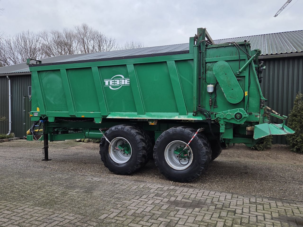 Tebbe HS 160 Breedstrooier stalmeststrooier strooier compoststro