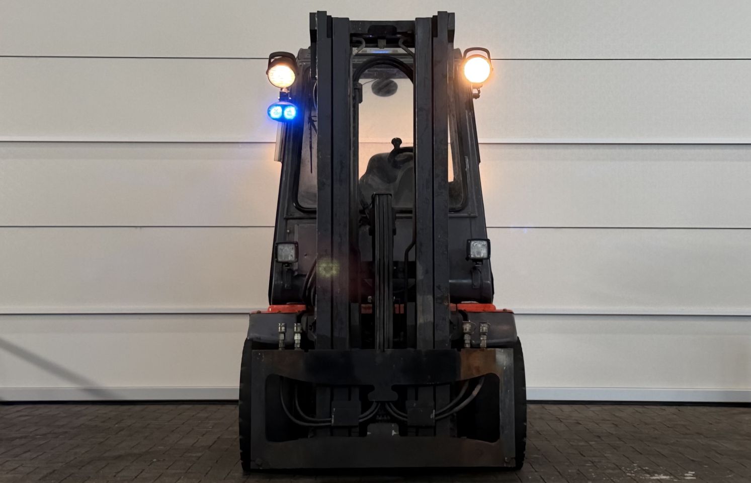 LPG heftruck Linde H30T-03, Triplex, Containerheftruck