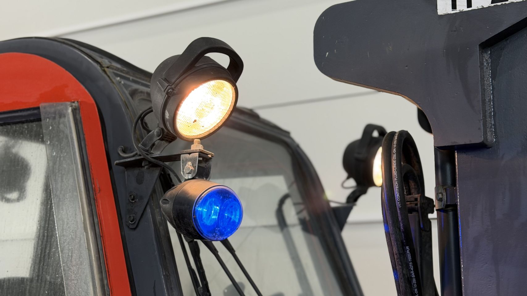 LPG heftruck Linde H30T-03, Triplex, Containerheftruck