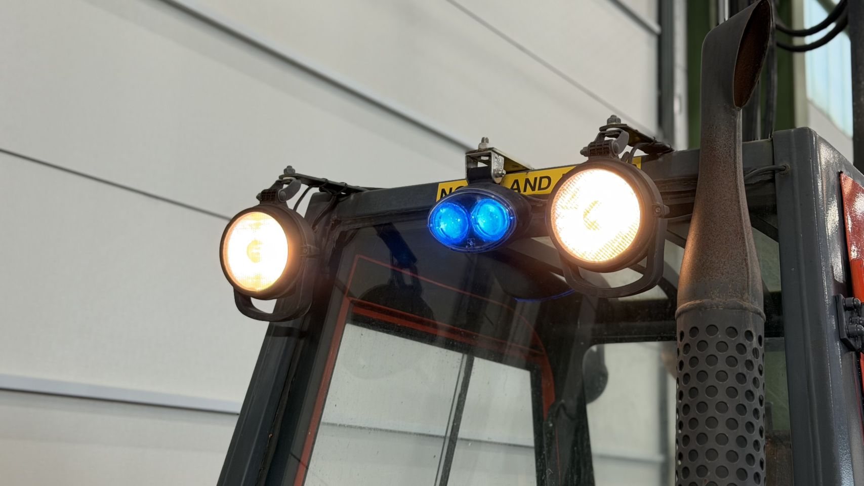 LPG heftruck Linde H30T-03, Triplex, Containerheftruck