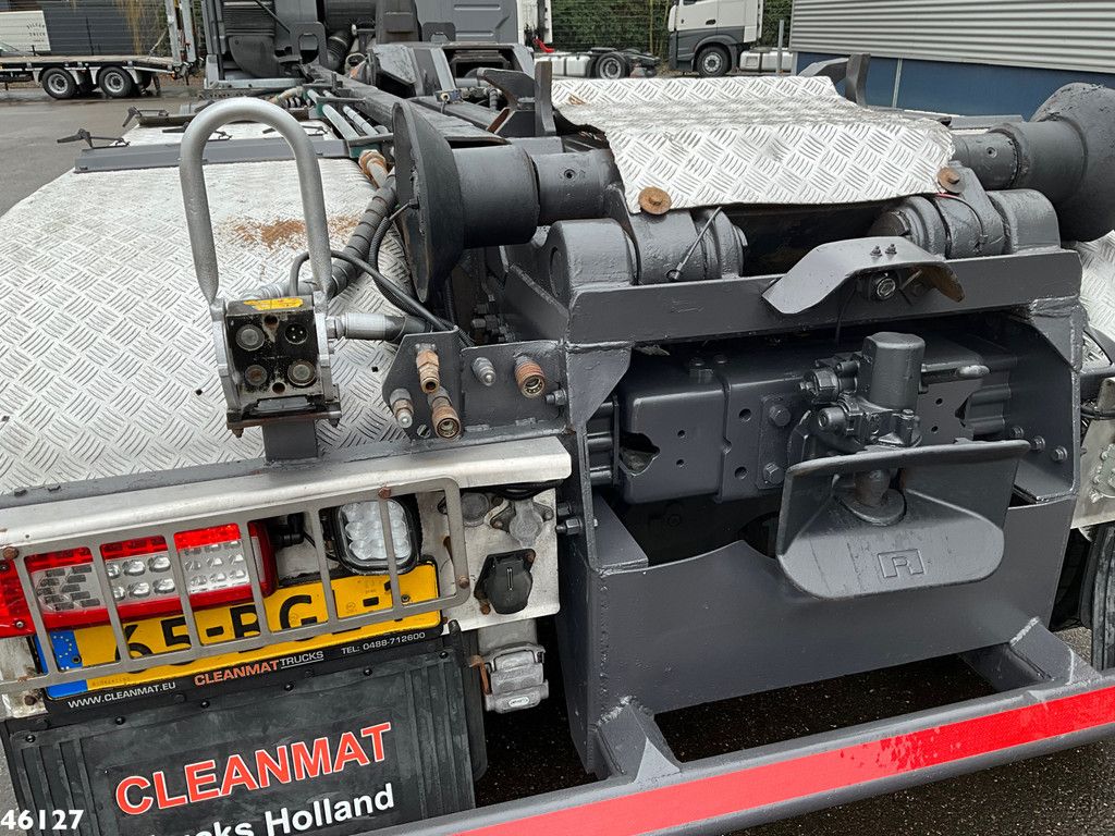 Volvo FMX 460 Euro 6 AJK 30 Ton haakarmsysteem + Container 16m³ met HMF 16 Tonmeter Z-kraan