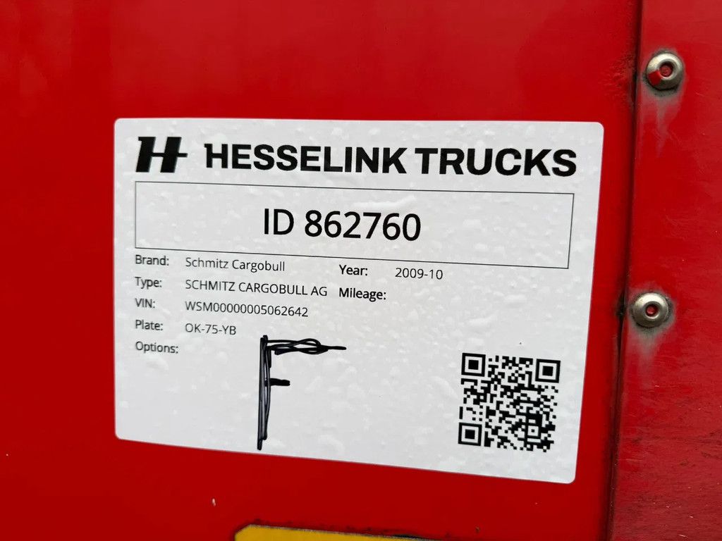 Schmitz Cargobull SKO 18 2 AS Box, top condition