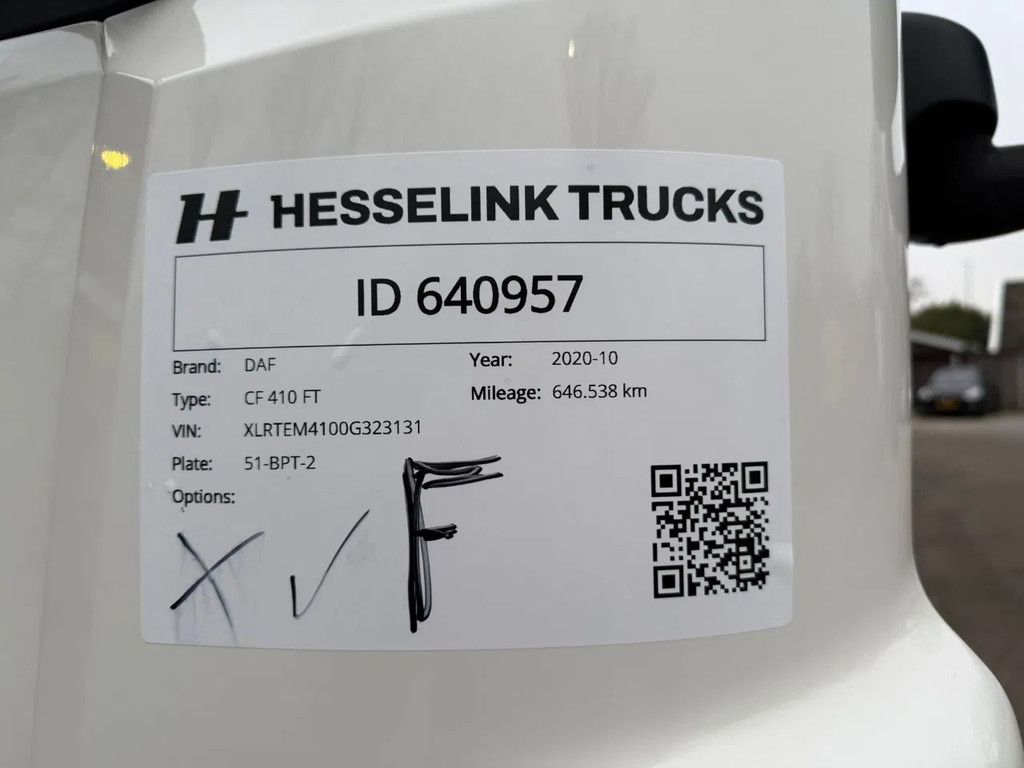 DAF CF 410 Space Cab Rema stekker 646.530KM NL Truck