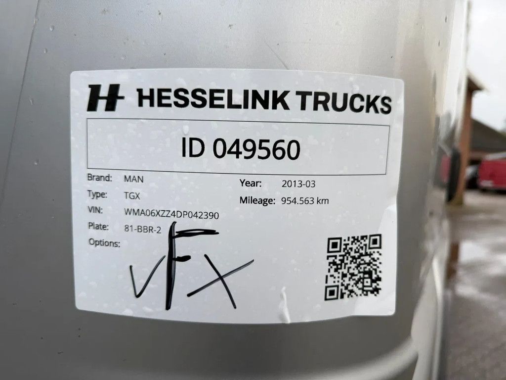 MAN TGX 18.480 XXL Hydraulic EURO 5 NL Truck